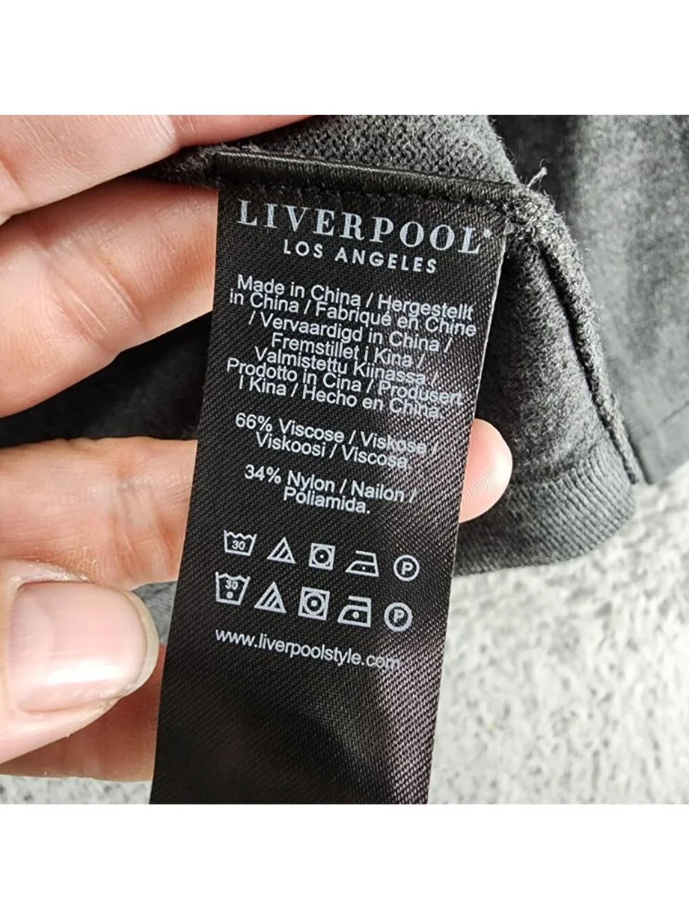 Liverpool Sweater Mens Medium Gray Long Sleeve Collared Pullover *NWT*